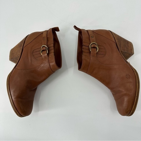 Rachel Comey Hitch Whiskey Leather Ankle Bootie Size 7 - Picture 2 of 10